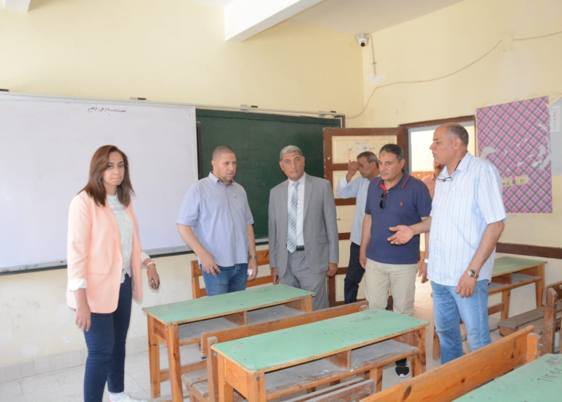 نائب محافظ البحيرة تطمئن على جاهزية كافة مقار اللجان استعدادًا لامتحانات الثانوية العامة 19 - جريدة المساء