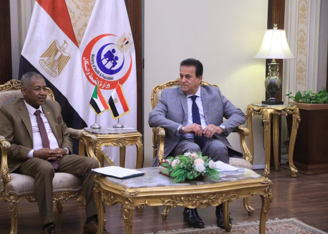 وزير الصحة يبحث مع سفير السودان سبل تعزيز التعاون في دعم القطاع الصحى 19 - جريدة المساء