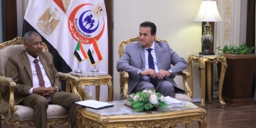وزير الصحة يبحث مع سفير السودان سبل تعزيز التعاون في دعم القطاع الصحى 1 - جريدة المساء