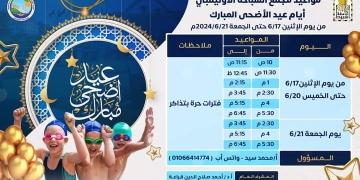مجمع السباحة الأوليمبى بجامعة أسيوط مقصد المواطنين خلال أيام العيد 1 - جريدة المساء