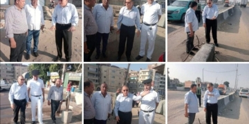 محافظ الشرقية في جولة مفاجئة ببلبيس.. تفقد أعمال تغطية المصرف العمومي والتجميل بميدان المحطة 1 - جريدة المساء