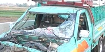 مصرع واصابة 9 ركاب فى حادث سير بالمنيا 1 - جريدة المساء