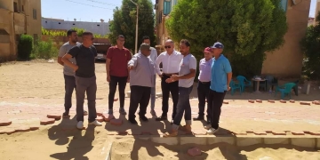 رئيس مركز الداخلة يتابع أعمال تخطيط المنتزهات وصيانة المرافق العامة لخدمة المواطنين 1 - جريدة المساء