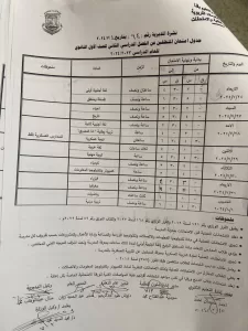 ٢١ يوليو.. بدء امتحانات الدور الثانى بقنا 31 - جريدة المساء