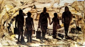 قضايا التهجير والنزوح في معرض «المهاجر» للفنان أحمد بيرو بأتيليه القاهرة 20 - جريدة المساء