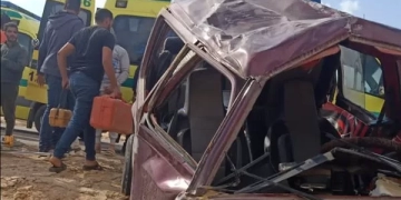 مصرع فتاة وإصابة 6 آخرين فى حادث انقلاب سيارة ب"أم قمص" 1 - جريدة المساء