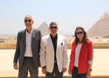 محافظ الجيزة داخل الأهرامات | تطوير شامل للمنطقة الأثرية 30 - جريدة المساء