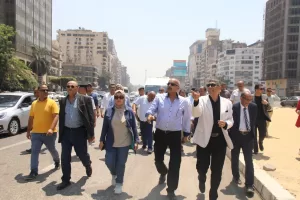 محافظ الجيزة يتابع نسب التنفيذ في أعمال تطوير شارع جامعة الدول العربية 23 - جريدة المساء