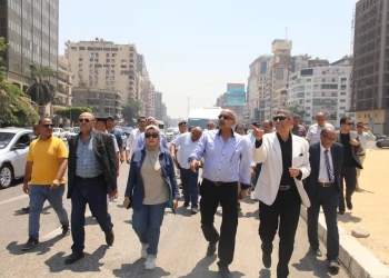 محافظ الجيزة يتابع نسب التنفيذ في أعمال تطوير شارع جامعة الدول العربية 31 - جريدة المساء