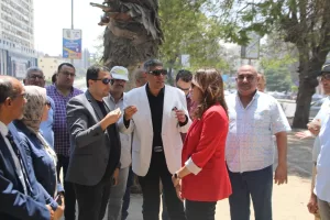 محافظ الجيزة يتابع نسب التنفيذ في أعمال تطوير شارع جامعة الدول العربية 21 - جريدة المساء