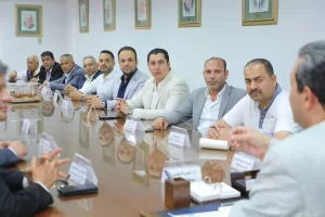 محافظ دمياط يناقش مع مجلس إدارة الغرفة التجارية التجارية عددًا من ملفات التعاون المشترك 21 - جريدة المساء