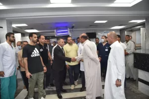 السيطرة علي تسريب إسطوانة "ايروسول" بغرفة السجلات بمستشفى ٣٠ يونيه جنوب بورسعيد 19 - جريدة المساء