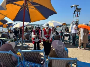 رأس البر تشهد إقبالًا كبيرًا من المصطافين فى عطلة نهاية الأسبوع 27 - جريدة المساء