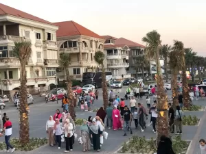 رأس البر تشهد إقبالًا كبيرًا من المصطافين فى عطلة نهاية الأسبوع 19 - جريدة المساء