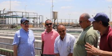 رئيس صرف الإسكندرية يتفقد سير العمل بمحطات معالجة العامرية 2 - جريدة المساء رئيس صرف الإسكندرية يتفقد سير العمل بمحطات معالجة العامرية 1 - جريدة المساء