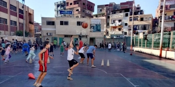 تدريبات كرة السلة بنادى ميت علوان الرياضى صمن فعاليات "صيف شبابنا " 1 - جريدة المساء