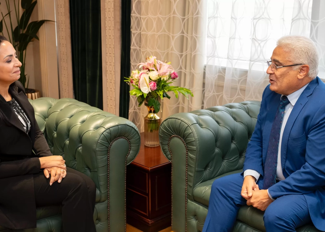 "وزيرة التضامن": تنسيق الجهود مع التأمينات لتقديم أفضل الخدمات لأصحاب المعاشات 18 - جريدة المساء مايا مرسى و جمال عوض