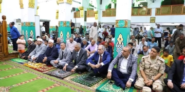 محافظ أسوان يشهد الإحتفال بالعام الهجرى الجديد 1446 هـ بمسجد الحاج حسن .. 1 - جريدة المساء