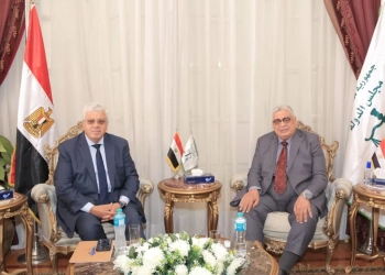 رئيس مجلس الدولة يستقبل وزير التعليم العالى والبحث العلمى 22 - جريدة المساء