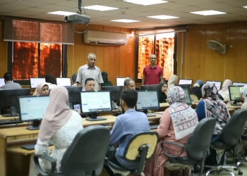 مركز التحول الرقمي بجنوب الوادي يجري اختبارات لعدد 114 باحثًا 34 - جريدة المساء
