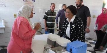 نائب وزير الصحة تفقدت وحدة صحة شرق النيل ببني سويف وتوصي بتوفير أماكن ملائمة لانتظار المترددين 1 - جريدة المساء