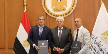 وزير التعليم العالي يشهد إطلاق أول جامعة للولايات المتحدة في العاصمة الإدارية الجديدة 1 - جريدة المساء