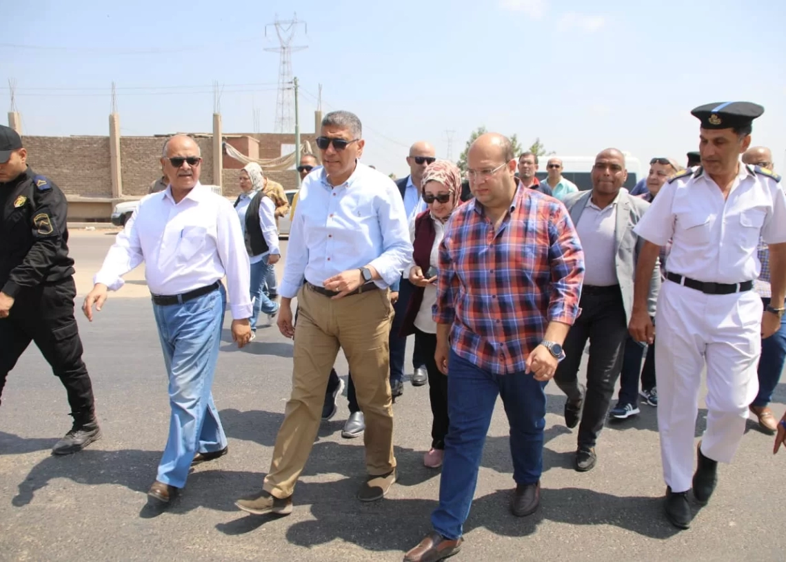 تطوير طرق طراد النيل وترعة الزمر والبراجيل بأوسيم 19 - جريدة المساء