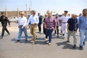 تطوير طرق طراد النيل وترعة الزمر والبراجيل بأوسيم 21 - جريدة المساء