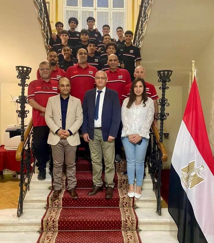 سفارة مصر فى بلغاريا تستضيف منتخب الطائرة للناشئين المشارك فى بطولة العالم 19 - جريدة المساء