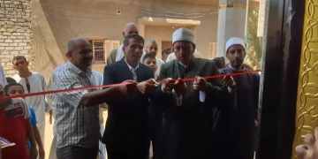 افتتاح مسجد عزبة الحلو بطحا بوش بعد "إحلاله وتجديده" بتكلفة 2 مليون جنيه 2 - جريدة المساء افتتاح مسجد عزبة الحلو بطحا بوش بعد "إحلاله وتجديده" بتكلفة 2 مليون جنيه 1 - جريدة المساء