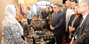 افتتاح معرض الدقهلية الخامس لمبادرة أيادي مصر لتسويق المنتجات اليدوية والتراثية 2 - جريدة المساء افتتاح معرض الدقهلية الخامس لمبادرة أيادي مصر لتسويق المنتجات اليدوية والتراثية 1 - جريدة المساء