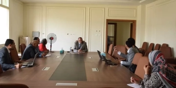 رئيس جامعة بني سويف الأهلية يجري جولة تفقدية موسعة لمتابعة سير العمل 1 - جريدة المساء