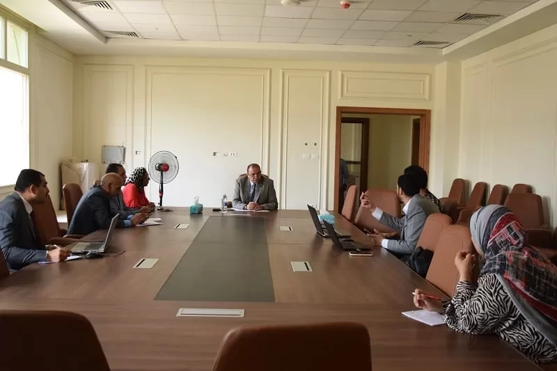 رئيس جامعة بني سويف الأهلية يجري جولة تفقدية موسعة لمتابعة سير العمل 19 - جريدة المساء