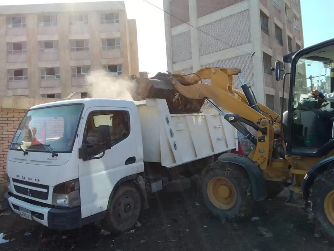 رفع 20 ألف طن قمامة و نواتج هدم .. بالمنوفية 19 - جريدة المساء