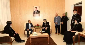 بحضور محافظ الشرقية.. قداسة البابا تواضروس الثاني يدشن كنيسة القديسة الشهيدة رفقه وأولادها الخمسة بمدينة الصالحية الجديدة 23 - جريدة المساء