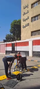 استجابة لأولياء الأمور.. تركيب وسائل تهدئة لسرعة السيارات بمحيط مدارس إمبابة حفاظا على سلامة الطلاب 25 - جريدة المساء