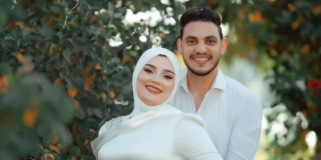 ألف مبروك الزفاف ل محمد وهناء 2 - جريدة المساء ألف مبروك الزفاف ل محمد وهناء 1 - جريدة المساء