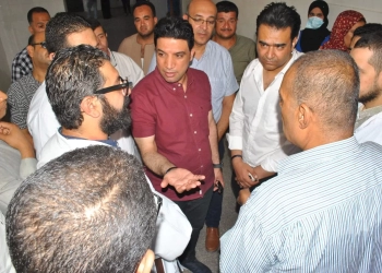 نائب محافظ سوهاج ووكيل وزارة الصحة يتفقدان مستشفى سوهاج العام و بحث رفع مستوي الخدمة 33 - جريدة المساء