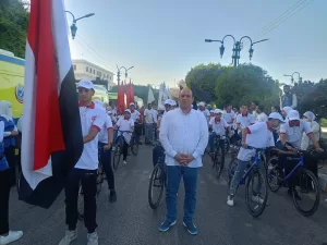 "بداية جديدة لبناء الإنسان".. الشباب والرياضة بالمنيا تشارك بمسيرة بالدراجات وفرق الطلائع والكشافة 23 - جريدة المساء