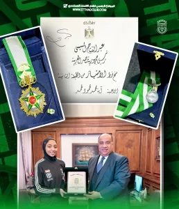 الاتحاد السكندري يهنئ اللاعبة "آية محمد" ابنة النادى وبطلة مصر للتايكوندو لحصولها على وسام الجمهورية 17 - جريدة المساء