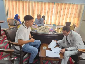 بدء الاختبارات الشخصية للطلاب الجدد بالمعهد الفنى الصحى بقنا 29 - جريدة المساء