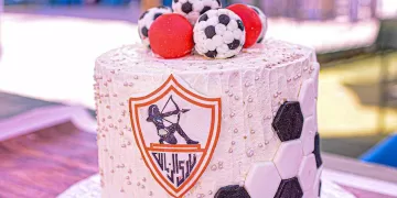مكونات تورتة نادى الزمالك من داخل القلعة البيضاء 1 - جريدة المساء