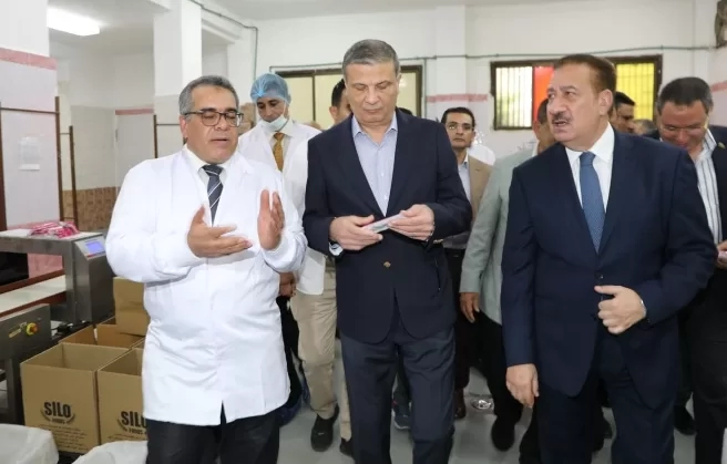 وزير الزراعة ومحافظ المنوفية ورئيسا زراعة النواب والشيوخ يتفقدون مصنع التغذية المدرسية بقويسنا.. 18 - جريدة المساء وزير الزراعة ومحافظ المنوفية ورئيسا زراعة النواب والشيوخ يتفقدون مصنع التغذية المدرسية بقويسنا.. 17 - جريدة المساء