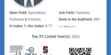 الثروه السمكيه: مصيلحى ضمن قائمه العلماء الاكثر تميزا على مستوى العالم للعام الرابع على التوالى 1 - جريدة المساء