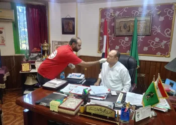 الهلال الاحمر يقوم بعمل مسحة الفيروسات للعاملين بمديرية الشباب والرياضة بالمنيا 16 - جريدة المساء