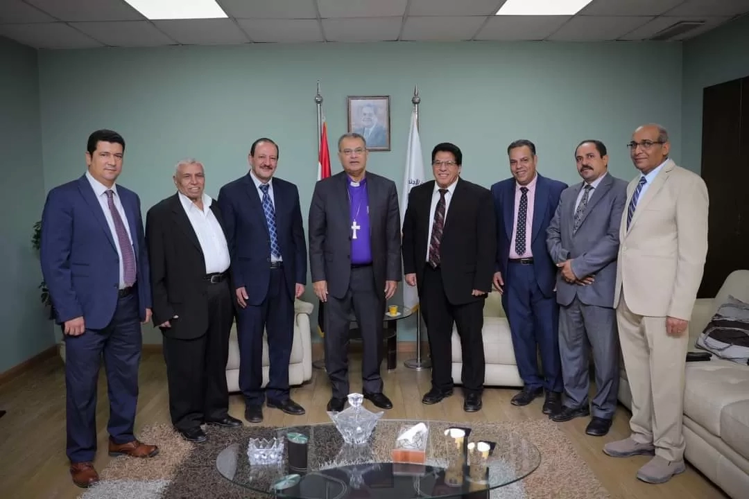 رئيس الطائفة الإنجيلية فى مصر يستقبل رئيس المجمع العام للكنائس المعمدانية بعد اعتمادها تحت مظلة رئاسة الطائفة 19 - جريدة المساء