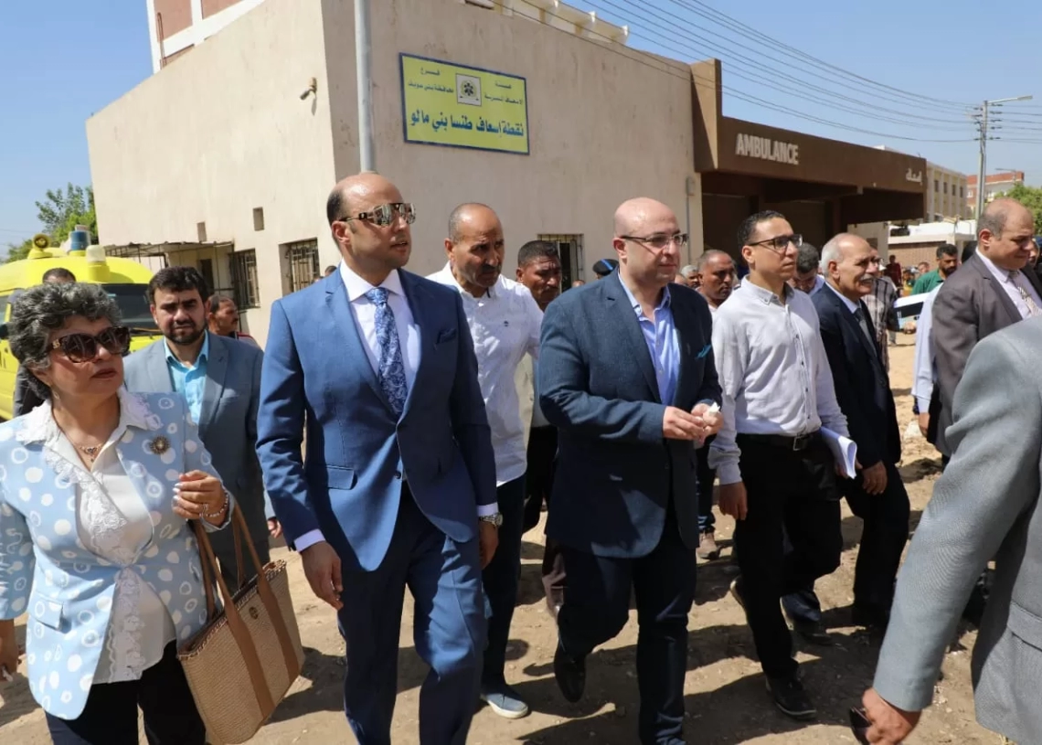 محافظ بنى سويف يتفقد عددا من مشروعات مبادرة "حياة كريمة"ببعض المرافق الحيوية 16 - جريدة المساء