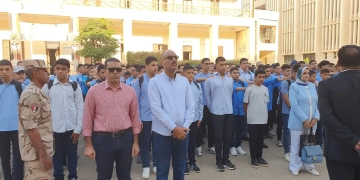 وسط أجواء من الفرحة.. انتظام الطلاب داخل 35 مدرسة.. بالمنوفية 1 - جريدة المساء