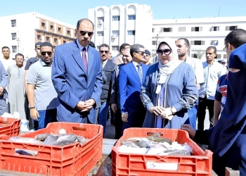 محافظ سوهاج يتفقد القافلة التموينية لبيع السلع الغذائية بأسعار مخفضة أمام الاستاد الرياضي 19 - جريدة المساء