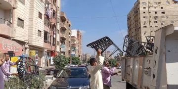 محافظ كفرالشيخ يتابع جهود حملات إزالة الإشغالات بعدد من شوارع عاصمة المحافظة 1 - جريدة المساء